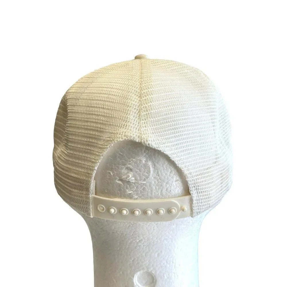 Vtg Hoot Owl Stallings Casing Services Tishomingo Ok Snapback Hat Cap USA Mesh
